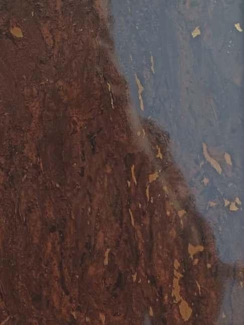 Dark Cork Marble & Stone Laminate 8x4 ft High Gloss 0.8 mm - 5090 AHG