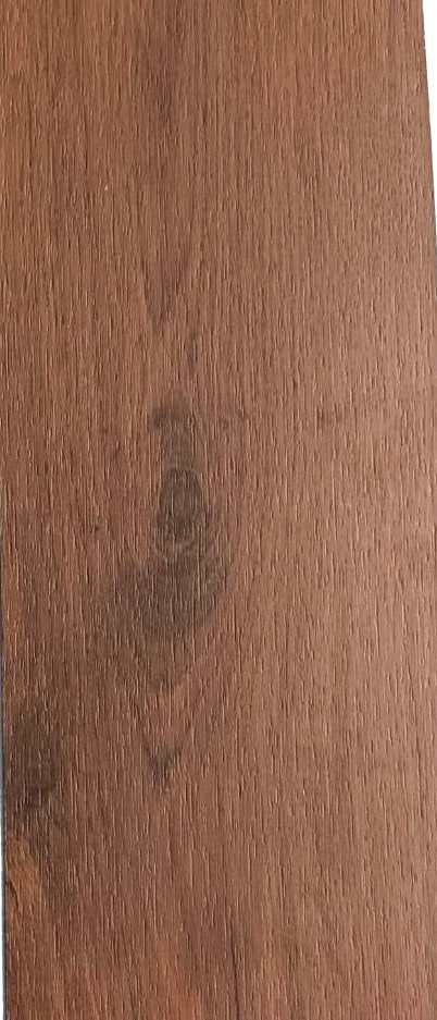 Brown wood grain laminate with textured finish and visible wood pattern and grain details