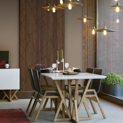 Sarine Walnut Wood Laminate 8x4 ft Texture 1 mm - 5109 CY