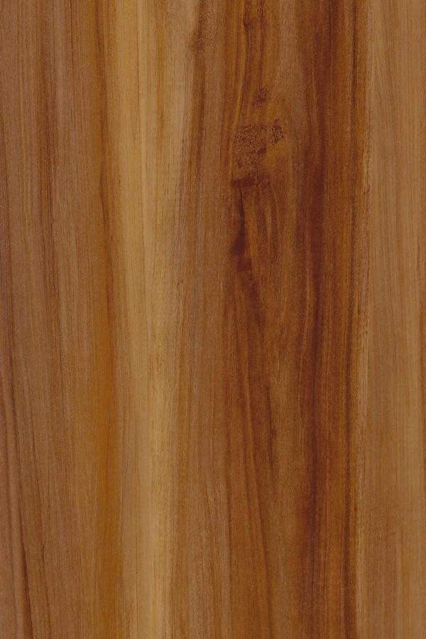 Brown wood laminate with suede finish and wood grain texture, showing vertical stripes and natural variations in tone and