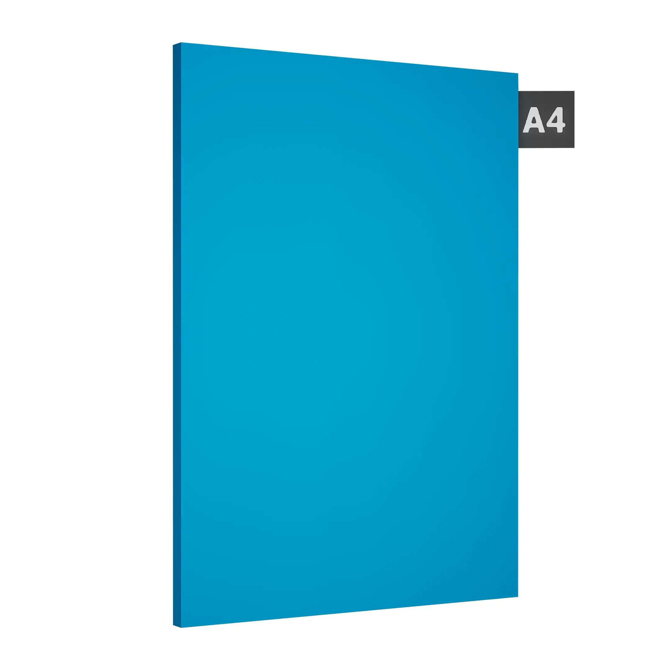 Alaska Blue Plain Laminate 8x4 ft High Gloss 0.8 mm - 51197 HG+