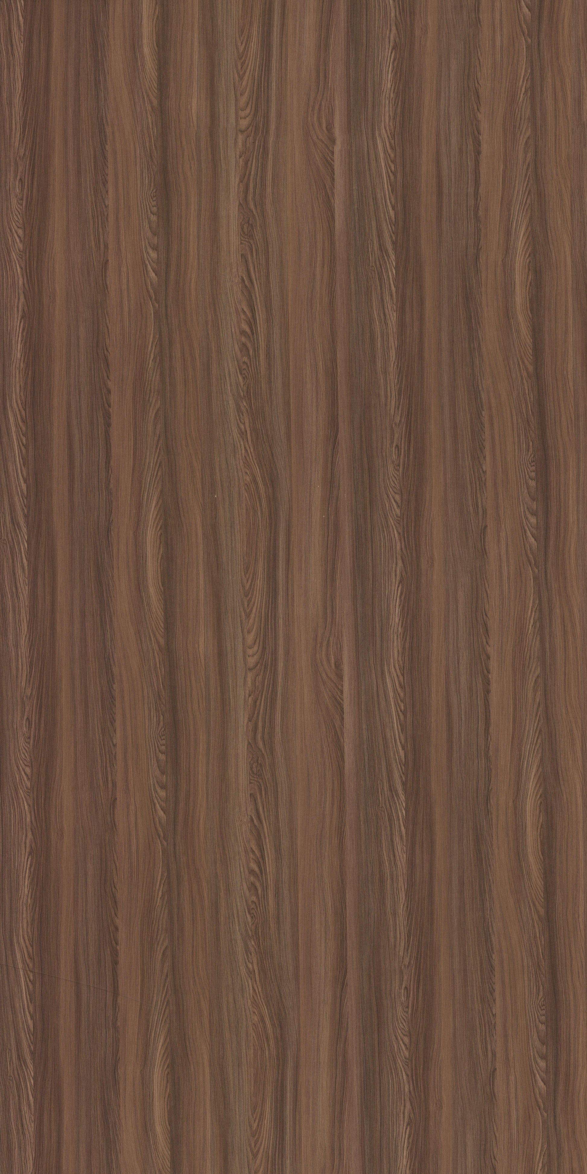 Brown wood grain laminate with suede finish and vertical wood pattern texture