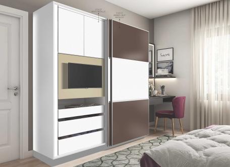 White Metallic Plain Laminate 8x4 ft Texture 1 mm - 5124 CF