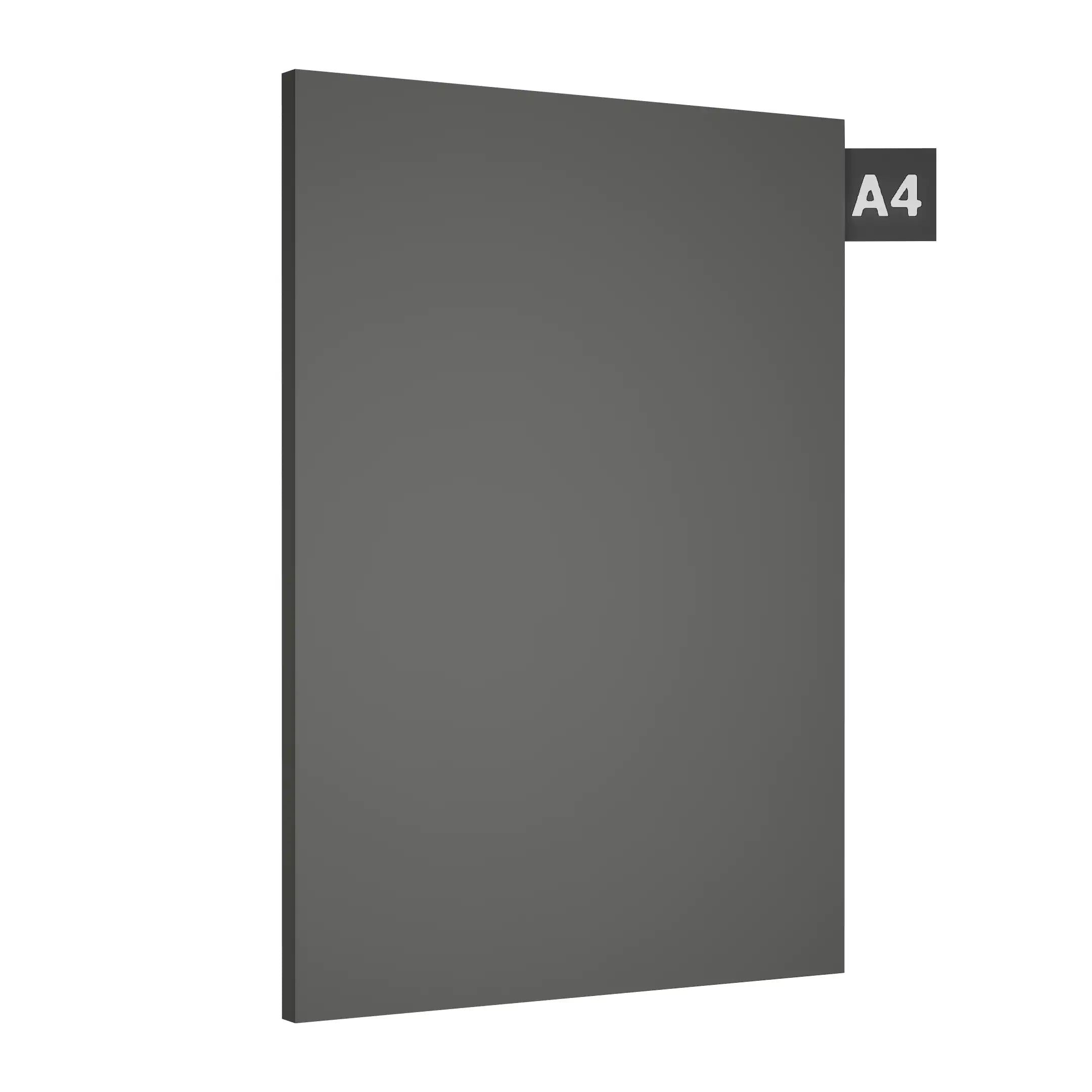 Slate Grey Plain Laminate 8x4 ft High Gloss 0.8 mm - 51257 HG+