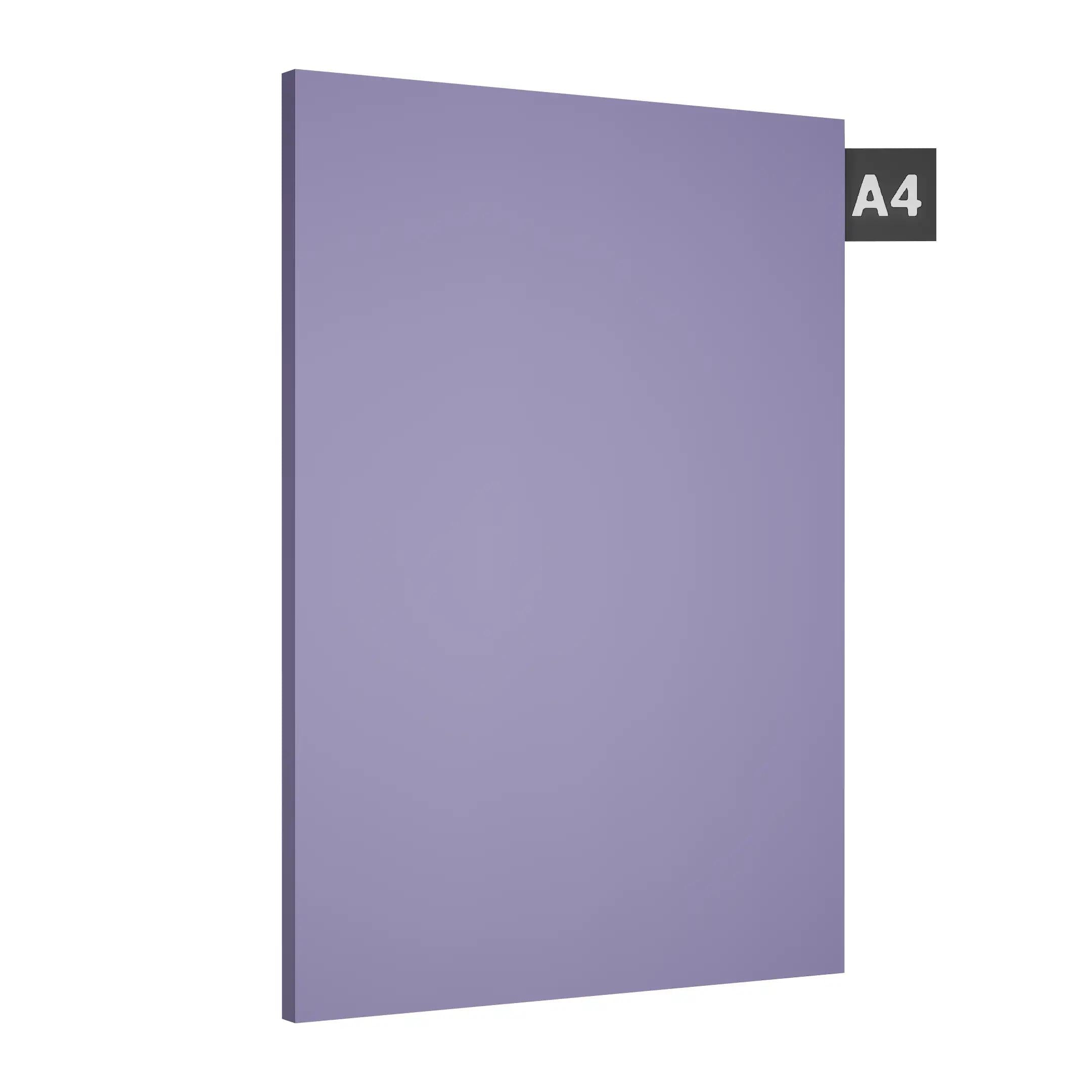 Light Violet Plain Laminate 8x4 ft Suede 0.8 mm - 51336 SF