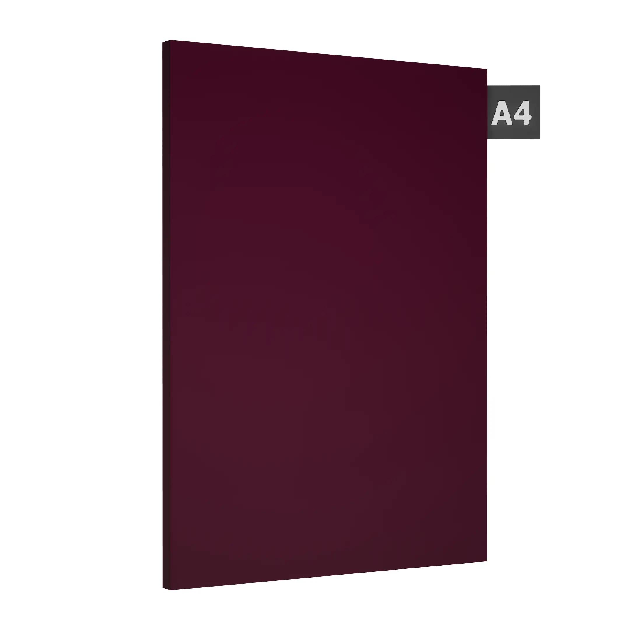 Black Currant Plain Laminate 8x4 ft High Gloss 0.8 mm - 51360 HG+