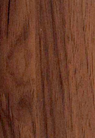 Brown wood grain laminate with textured finish and vertical wood pattern, showing detailed grain and subtle texture
