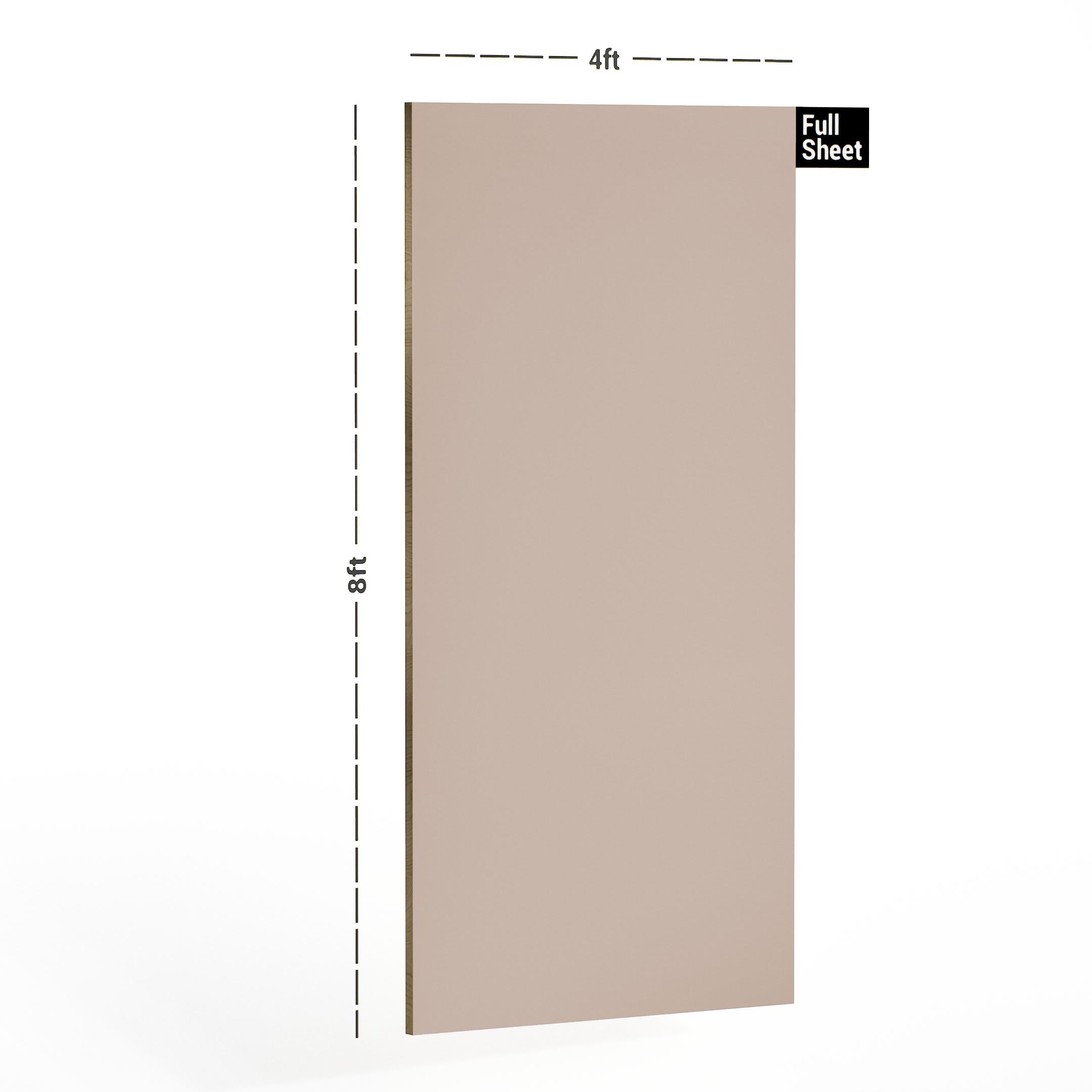 Salmon Pink Plain Laminate 8x4 ft High Gloss 1 mm - 5153 UG