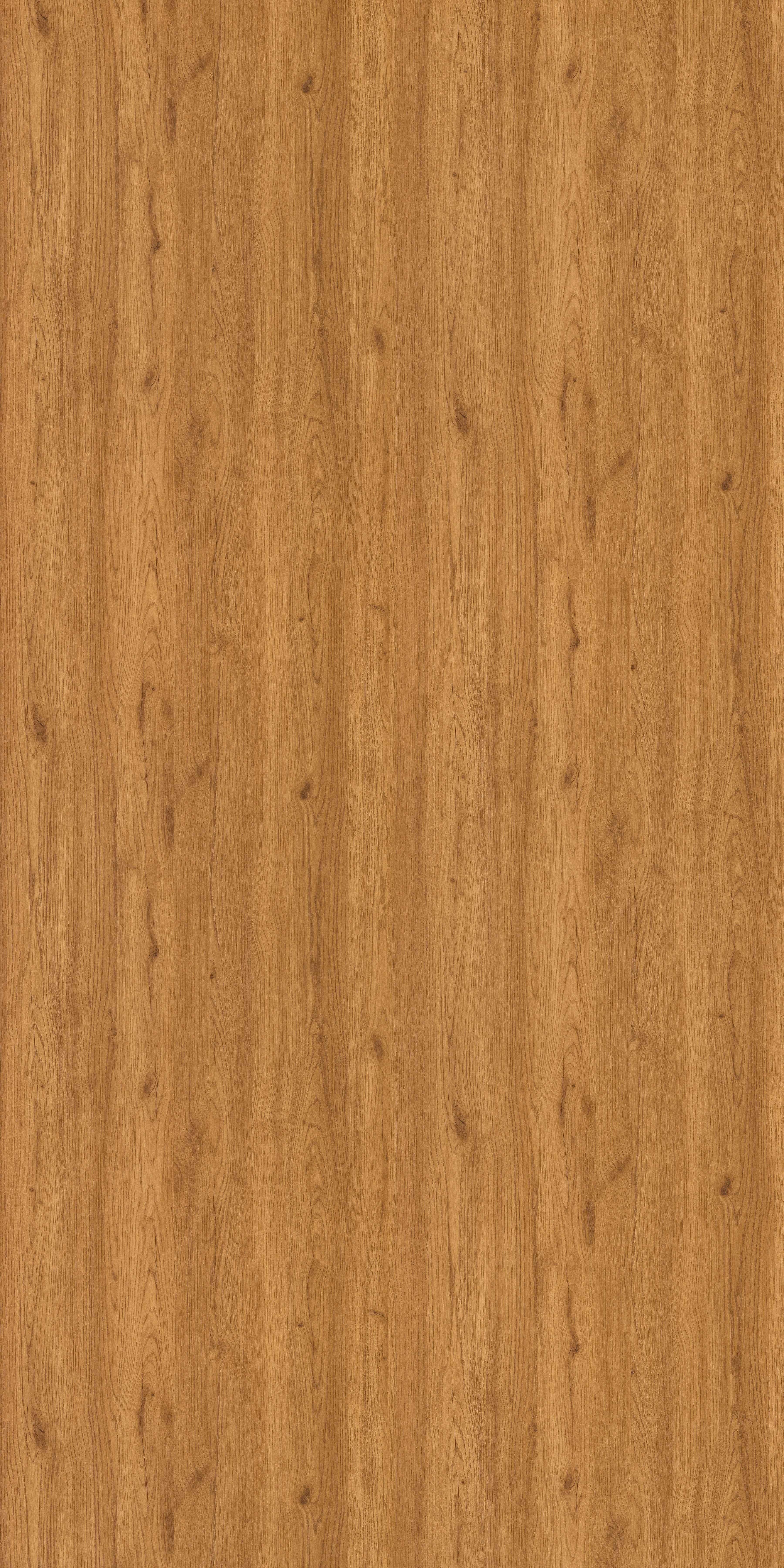 Brown wood grain laminate with textured finish and natural knots and grain patterns visible throughout the surface.