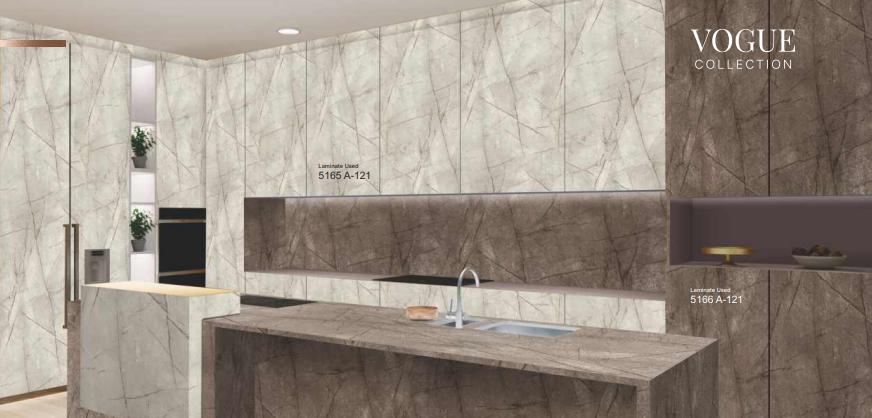 Kalahari Pale Marble & Stone Laminate 8x4 ft Texture 0.8 mm - 5165 A