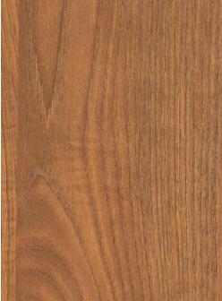 Brown wood grain laminate with textured finish and visible wood pattern and grain details