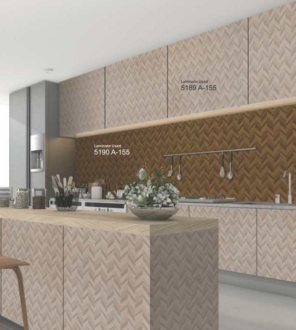 Brown Paper Designer Laminate 8x4 ft High Gloss 0.8 mm - 5190 A