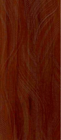 Brown wood grain laminate with textured finish and wavy pattern, showing wood-like appearance and texture details.