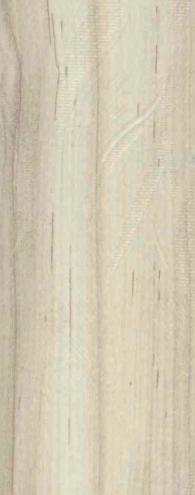 Cream wood laminate with textured finish and wood grain pattern, showing vertical lines and subtle imperfections.