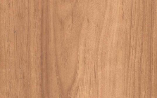 Brown wood grain laminate with textured finish and visible wood pattern and grain details