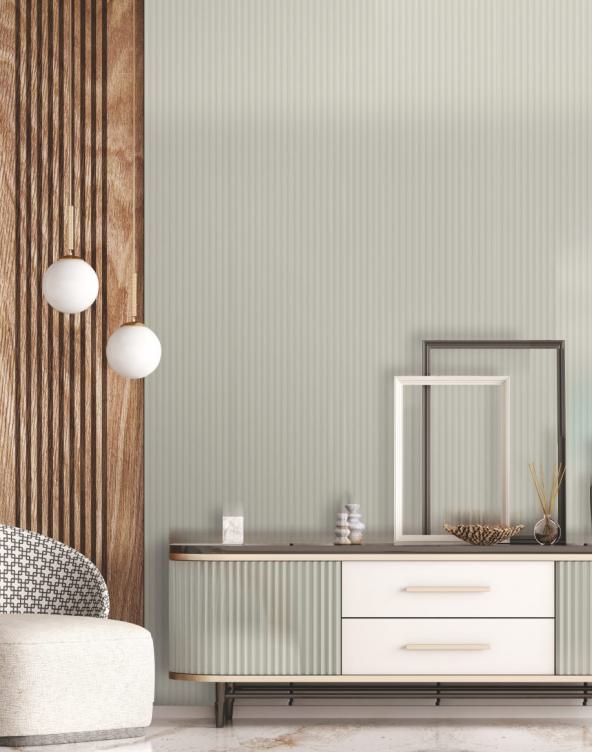 Wabi Sabi Fluted Laminate 8x4 ft 2.3 mm - 5236 TR