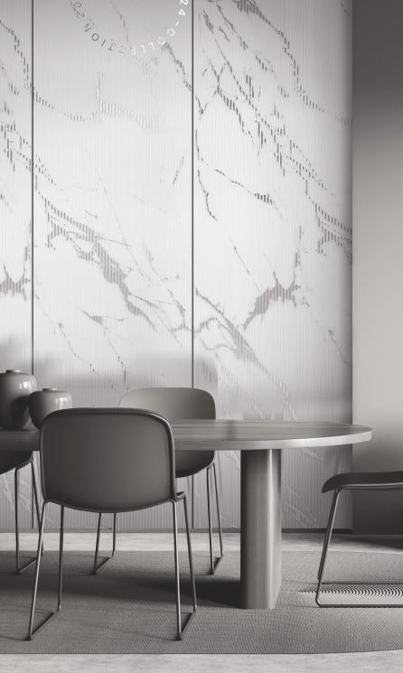 Wabi Sabi Fluted Laminate 8x4 ft 2.3 mm - 5271 TR