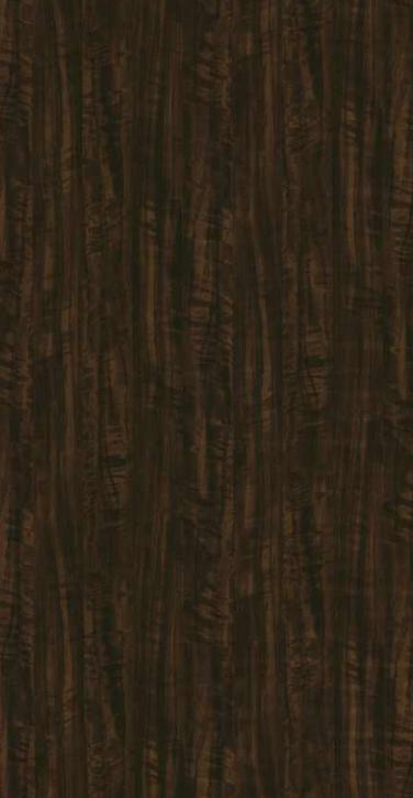 Brown wood grain laminate with textured finish and vertical wood pattern visible in detailed close-up view