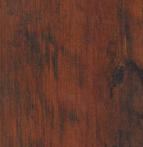 Brown wood grain laminate with suede finish and visible texture, showcasing natural pattern and dark streaks.
