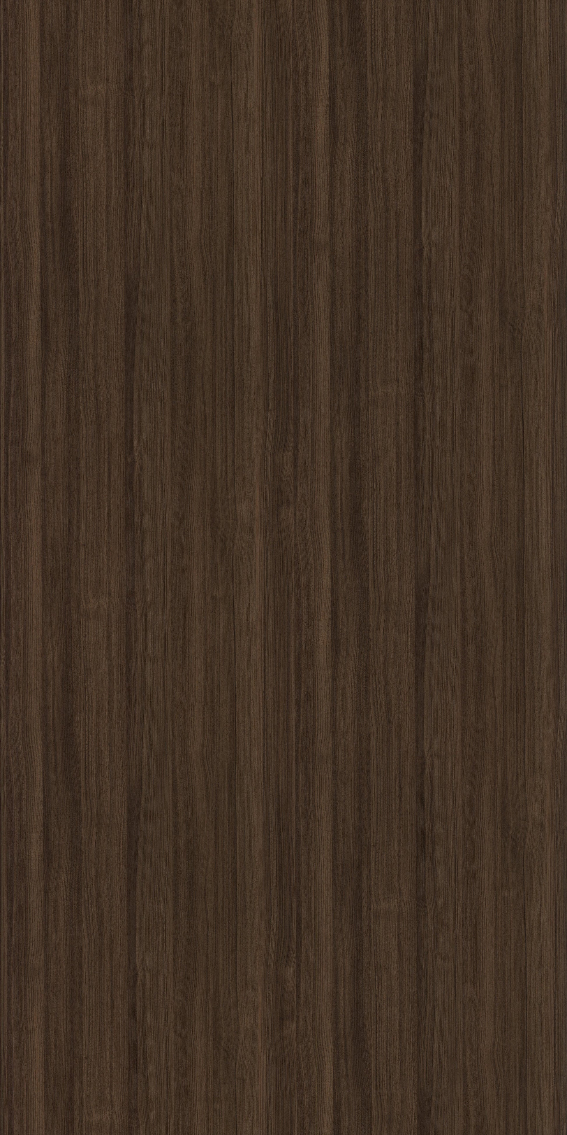 Brown wood grain laminate with suede finish and vertical wood pattern texture