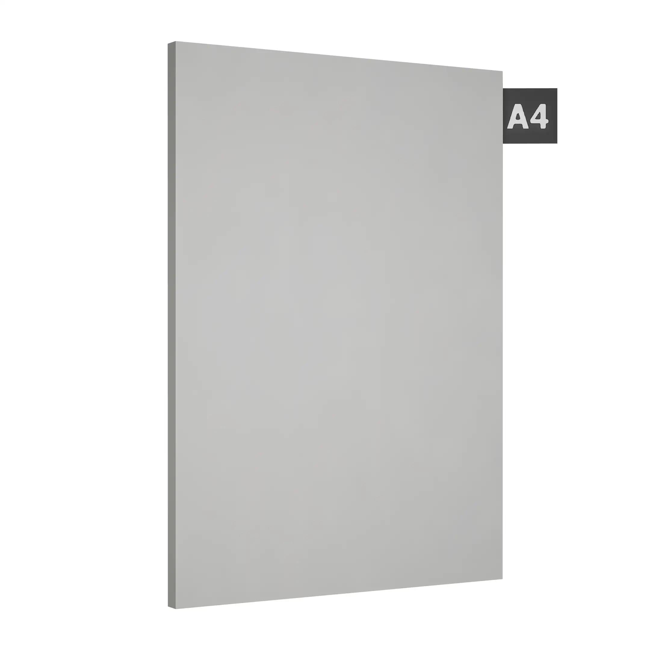 Silver Alumini Plain Laminate 8x4 ft High Gloss 0.8 mm - 53832 HG+