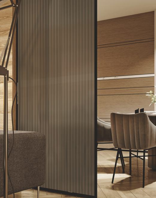 Wabi Sabi Fluted Laminate 8x4 ft 3 mm - 5452 TR