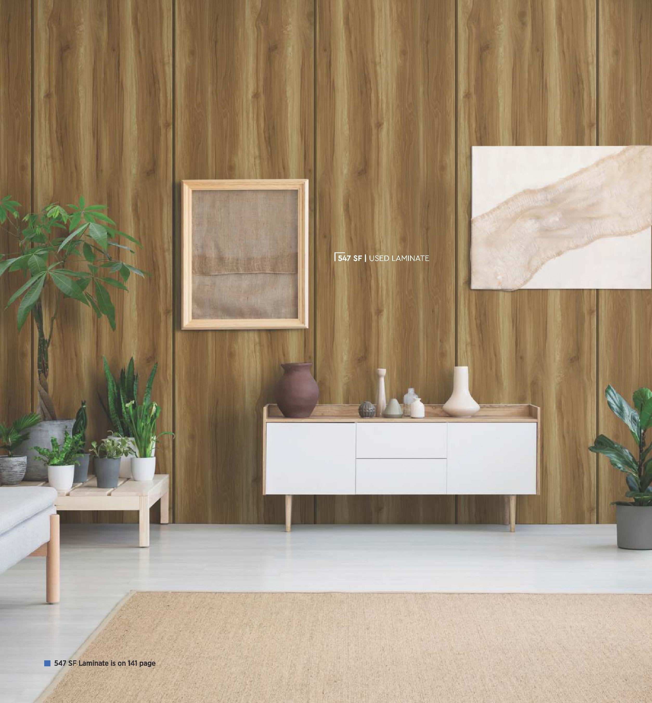 Wild Teak Wood Laminate 8x4 ft Suede 1 mm - 547 SF