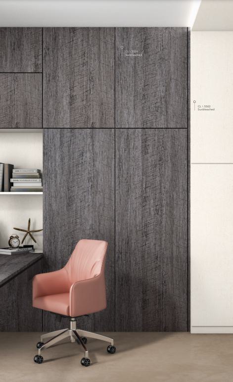 Beech Grey Wood Laminate 8x4 ft Texture 1 mm - 5501 CL