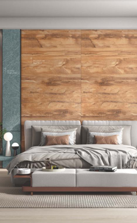 HZ Sage Wood Laminate 8x4 ft Texture 1 mm - 5525 MS