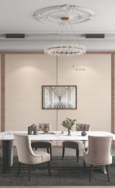 Bellissimo White Designer Laminate 8x4 ft Texture 1 mm - 5534HZ DO