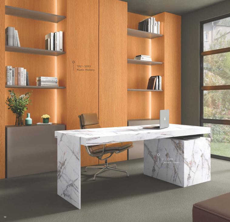 Rustic Hickory Wood Laminate 8x4 ft Texture 1 mm - 5593 TPZ