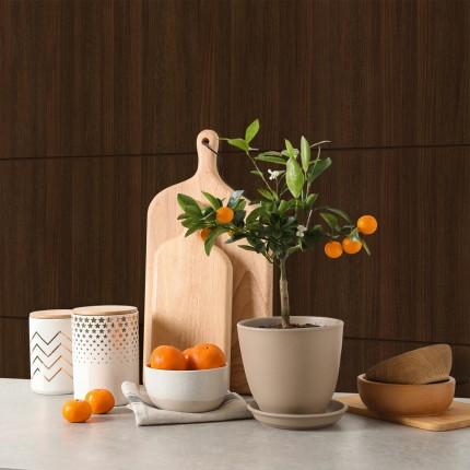 Airolam Classic Walnut 8x4 ft Suede wood laminates Brown 568_SF