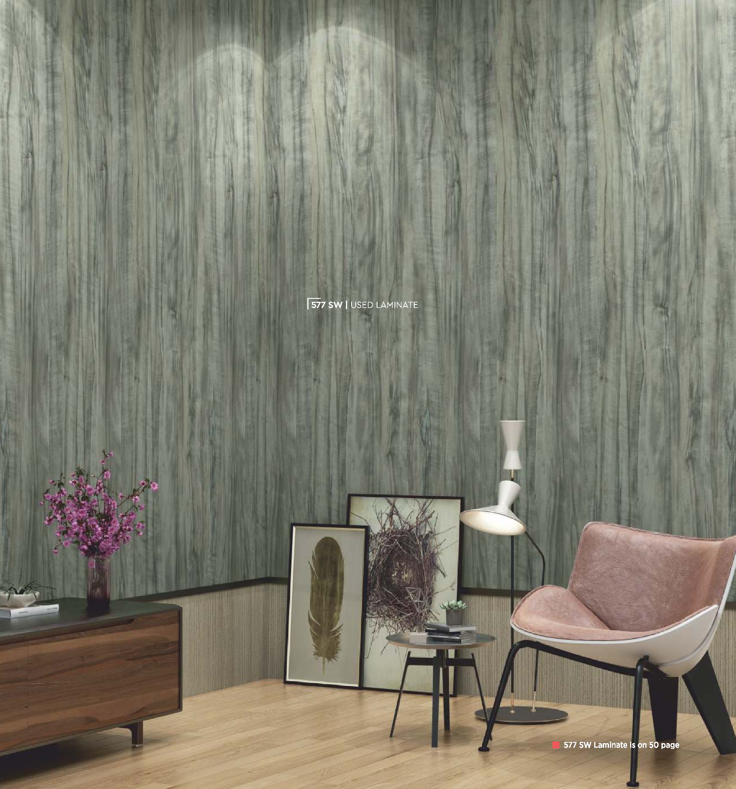 Allepy Birch Wood Laminate 8x4 ft Texture 1 mm - 577 SW