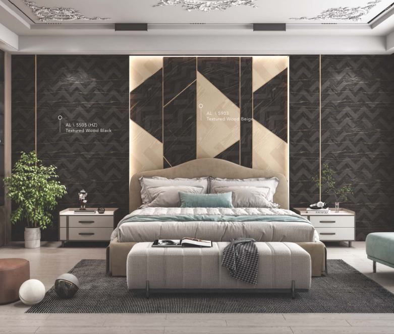 Textured Beige Wood Laminate 8x4 ft Texture 1 mm - 5903 AL