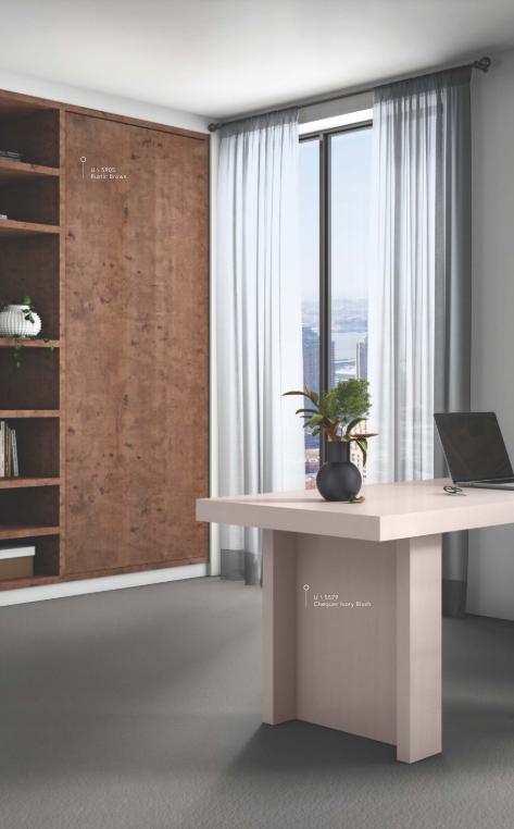 Rustic Brown Wood Laminate 8x4 ft Texture 1 mm - 5905 U