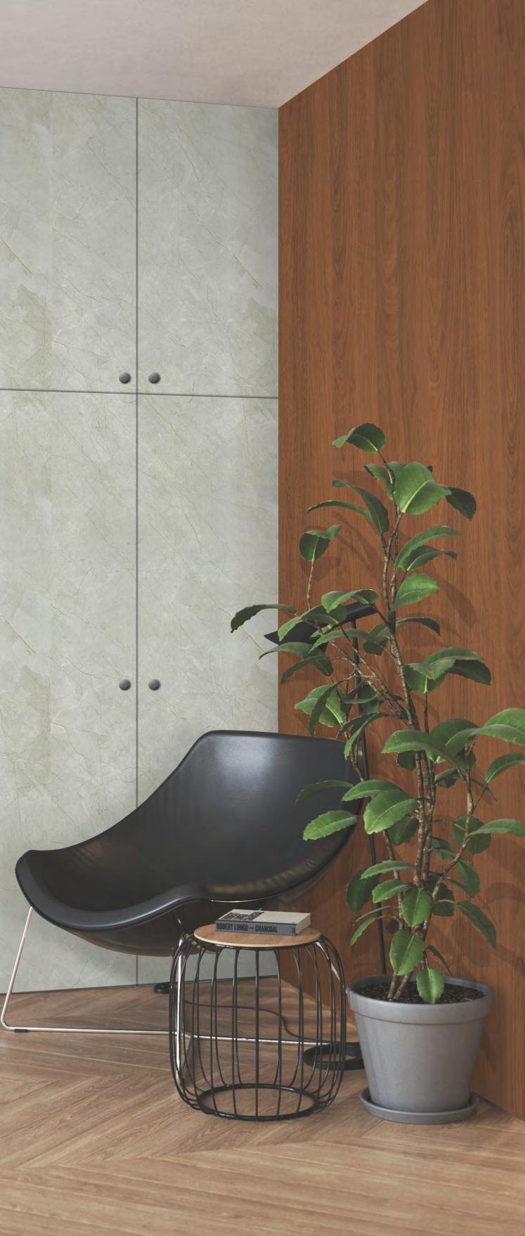 Alfresco Veneer Wood Laminate 8x4 ft High Gloss 1 mm - 6005 EHG