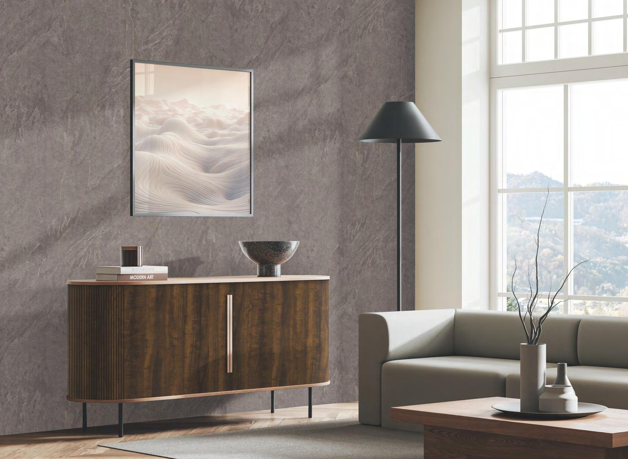 Essentia Golden Wood Laminate 8x4 ft High Gloss 1 mm - 6032 EHG