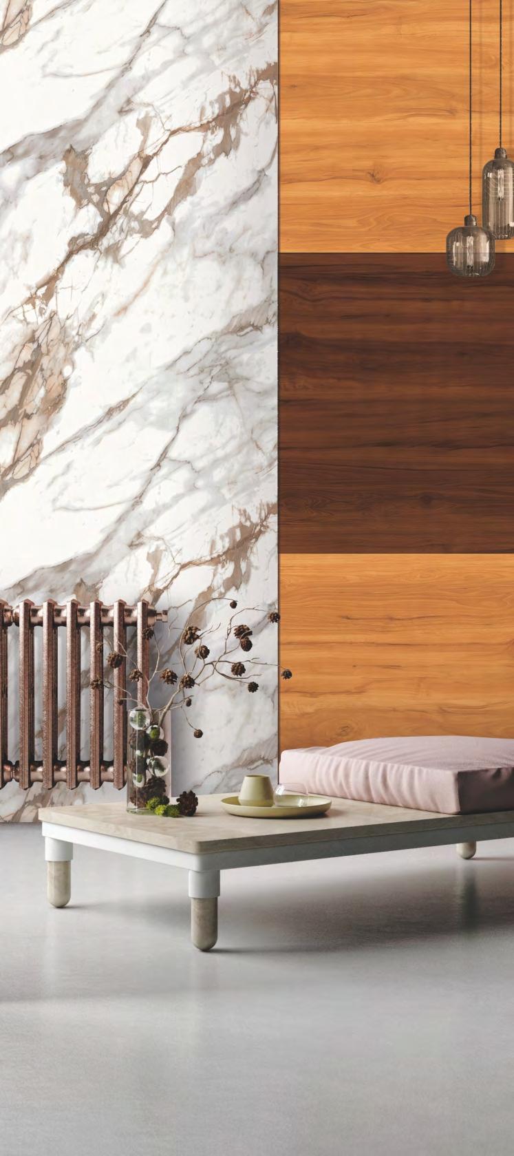 Belluno Marble & Stone Laminate 8x4 ft High Gloss 1 mm - 6048 EHG