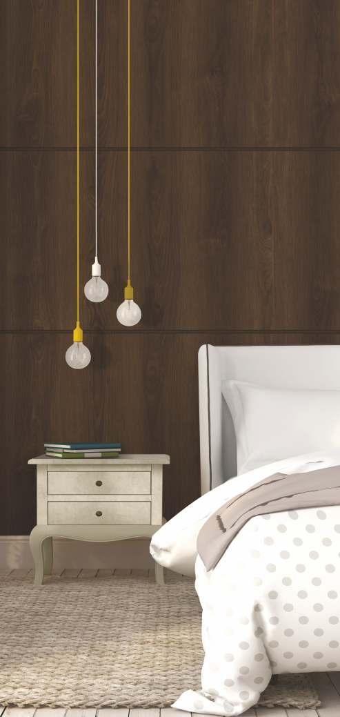 Dark Walnut Wood Laminate 8x4 ft Texture 1 mm - 6090 IOK