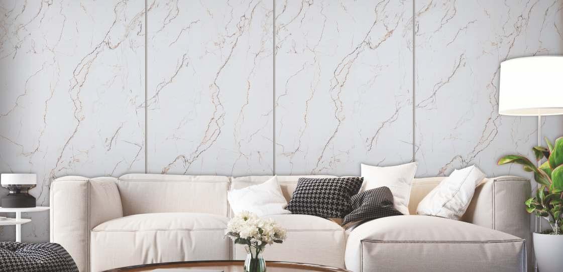 Iceberg Marble & Stone Laminate 8x4 ft Texture 1 mm - 6146 RCT