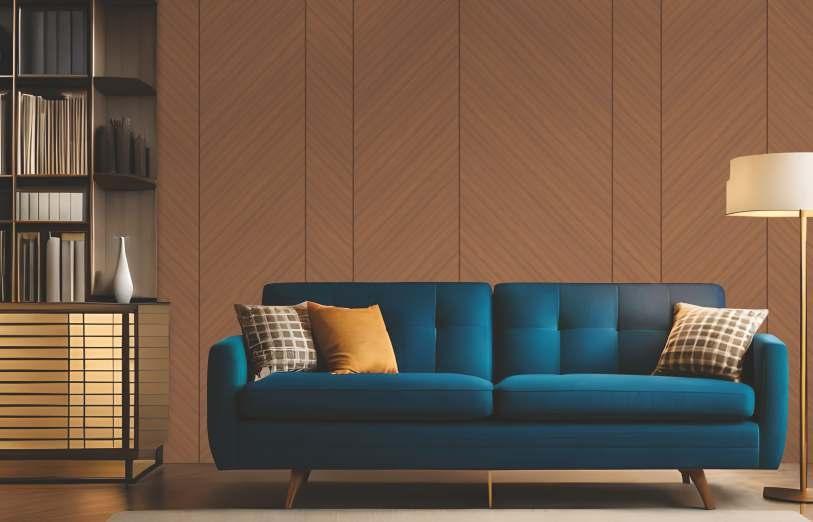 Umbria Wood Laminate 8x4 ft Matte 1 mm - 6167 MTS