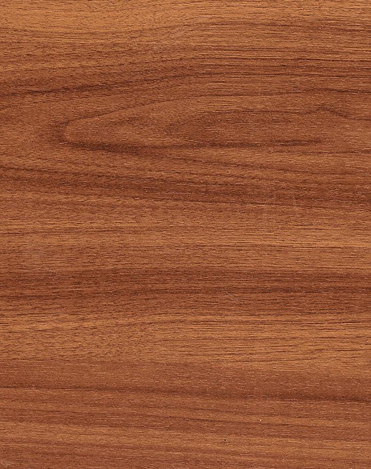 Brown wood grain laminate with textured finish and horizontal wood pattern.