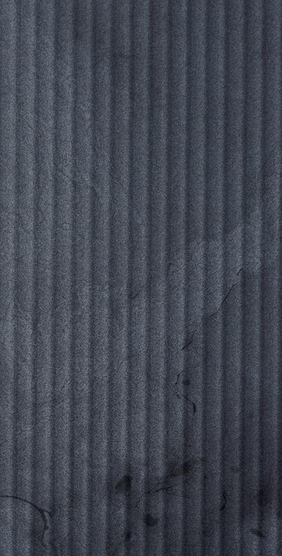 Black Stone Fluted Laminate 8x4 ft Texture 0.8 mm - 6171 OD