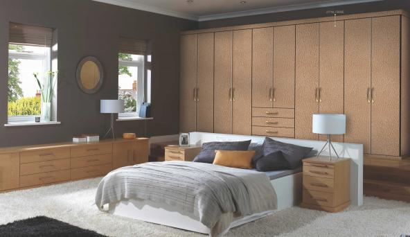 Beige Plain Laminate 8x4 ft Texture 1 mm - 617 NL