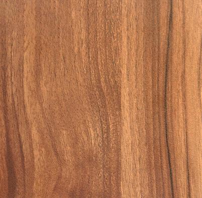 Brown wood grain laminate with suede finish and textured wood pattern visible.