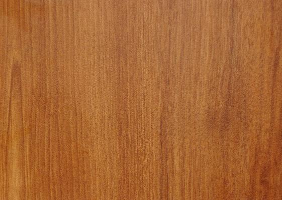 Brown wood grain laminate with suede finish and visible wood texture and grain pattern.