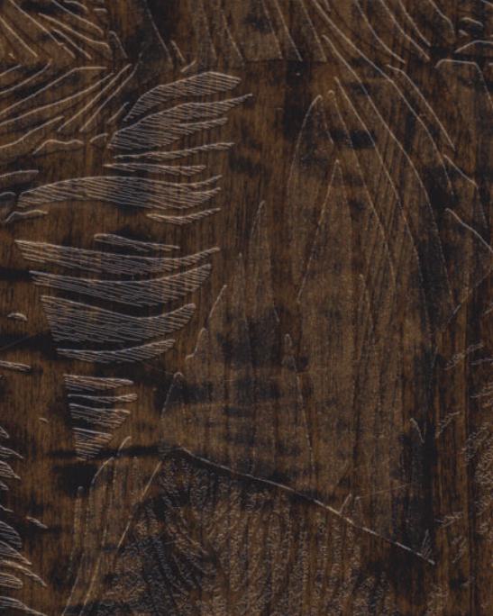 Mica Hanger Petal Plus Smokey Panther Dark Wood Laminate 8x4 ft Texture 1 mm - 6313 PP