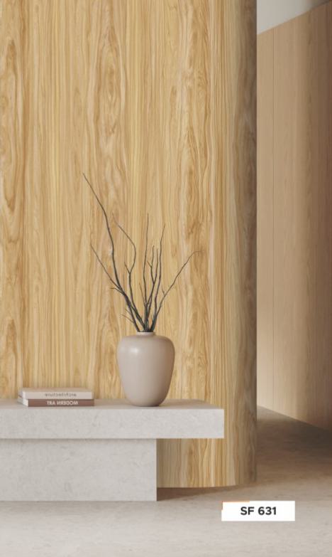 Tropical Teak Wood Laminate 8x4 ft Suede 1 mm - 631 SF