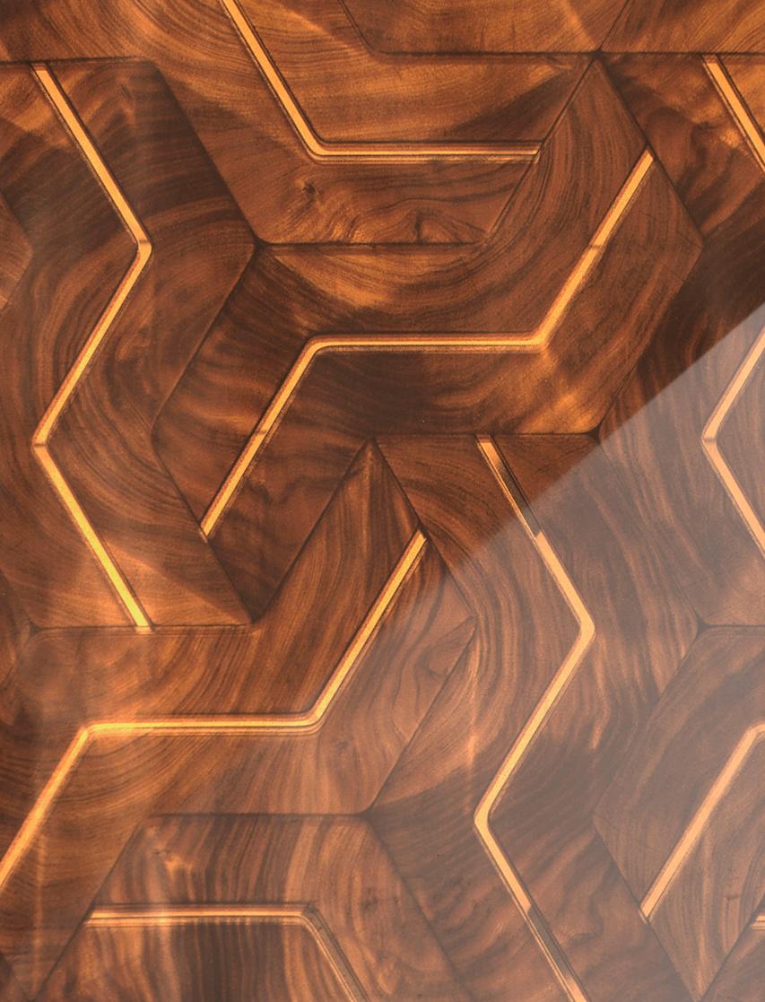 Sumatra Maple Designer Laminate 8x4 ft Texture 0.8 mm - 6465 SG