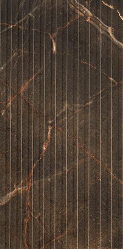 Crema Dark Fluted Laminate 8x4 ft Texture 0.8 mm - 6485 WN